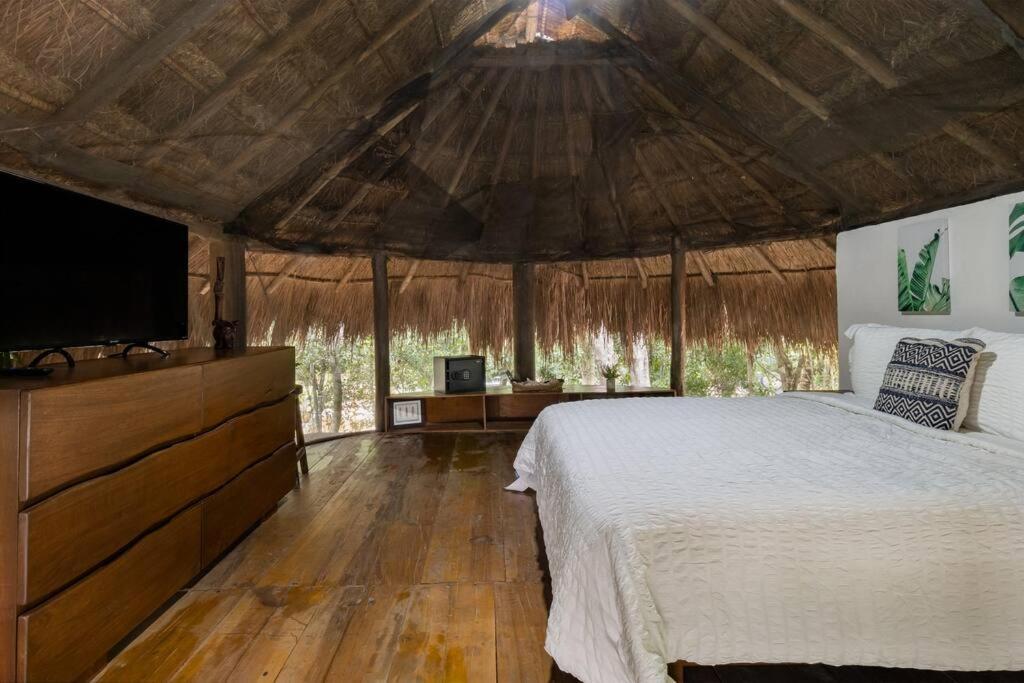 Palapa De La Selva With Cenotes *