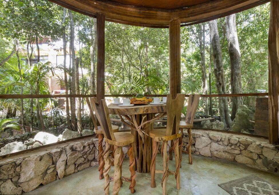 Palapa De La Selva With Cenotes Сasa de vacaciones *